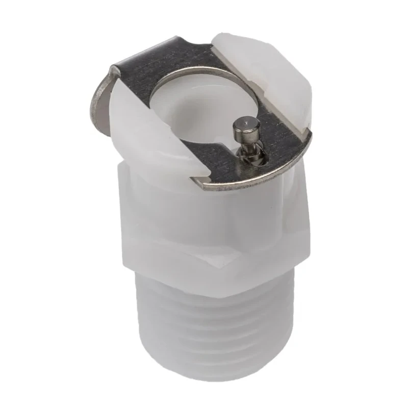 Colder Products Hose Connector Acetal Body Male Pipe Thread 1/4 in NPT, 8.3 bar PMCD10-04