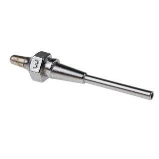 Weller Desoldering Nozzle 2.3mm Aperture, 10.5mm Length, Compatible with DSX120 WXDP120 WXDV120 T0051325299