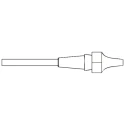 Weller Desoldering Nozzle 2.3mm Aperture, 10.5mm Length, Compatible with DSX120 WXDP120 WXDV120 T0051325299