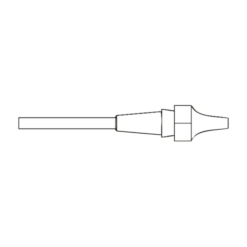 Weller Desoldering Nozzle 2.3mm Aperture, 10.5mm Length, Compatible with DSX120 WXDP120 WXDV120 T0051325299
