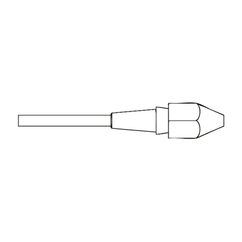 Weller Desoldering Nozzle for use with Desoldering iron DSX120/WXDP120/WXDV120, 2.5 mm Tip Width, 10.5 mm Length T0051325099