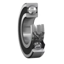 SKF Single Row Deep Groove Ball Bearing 70 mm Inside Diameter, 125 mm Outside Diameter, 24 mm Race Width, Sealed 6214-2RS1