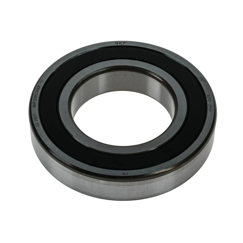 SKF Single Row Deep Groove Ball Bearing 60 mm ID, 110 mm OD, 22 mm Width, Sealed, Steel Balls 6212-2RS1