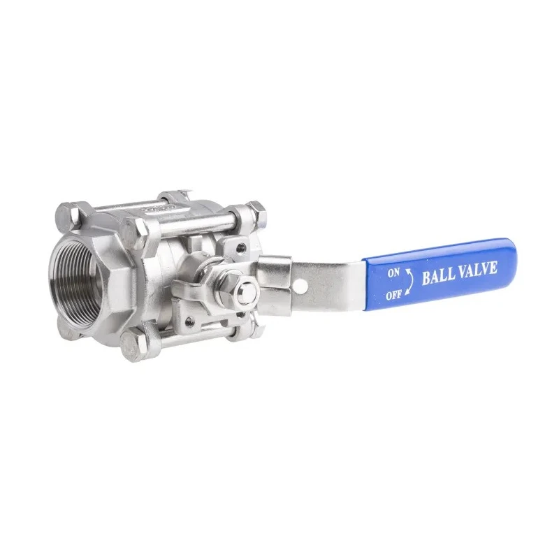 RS PRO Stainless Steel Threaded Full Port Ball Valve 1-1/2 in NPT, 69 bar, Stainless Steel Handle 764-4244