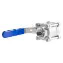 RS PRO Stainless Steel Threaded Full Port Ball Valve 1-1/2 in NPT, 69 bar, Stainless Steel Handle 764-4244