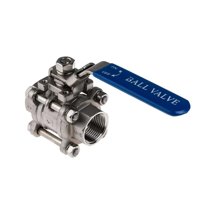 RS PRO Stainless Steel Threaded 2-Way Ball Valve BSPP 1 in, 69 bar Operating Pressure, ASTM A351-CF8M Body Material A351-CF8M