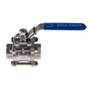 RS PRO Stainless Steel Threaded 2-Way Ball Valve BSPP 1 in, 69 bar Operating Pressure, ASTM A351-CF8M Body Material A351-CF8M