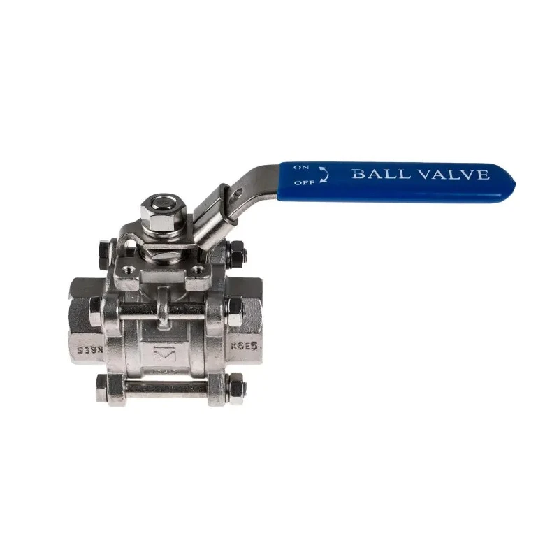 RS PRO Stainless Steel Threaded 2-Way Ball Valve BSPP 1 in, 69 bar Operating Pressure, ASTM A351-CF8M Body Material A351-CF8M