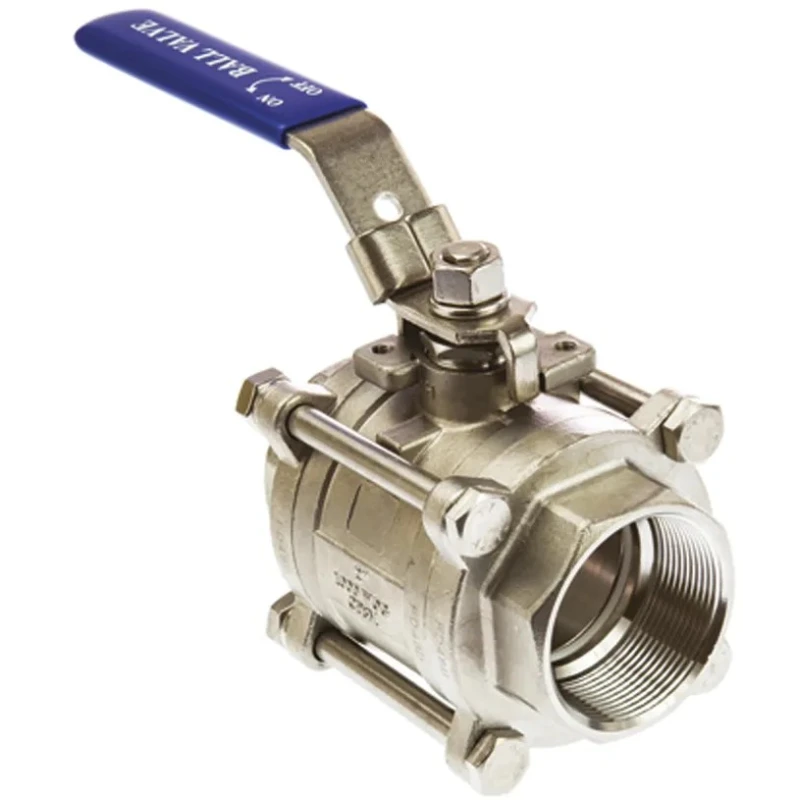 RS PRO ASTM A351-CF8M Stainless Steel Threaded Full Port Ball Valve BSPP 2 in 69 bar A351-CF8M