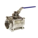 RS PRO ASTM A351-CF8M Stainless Steel Threaded Full Port Ball Valve BSPP 2 in 69 bar A351-CF8M