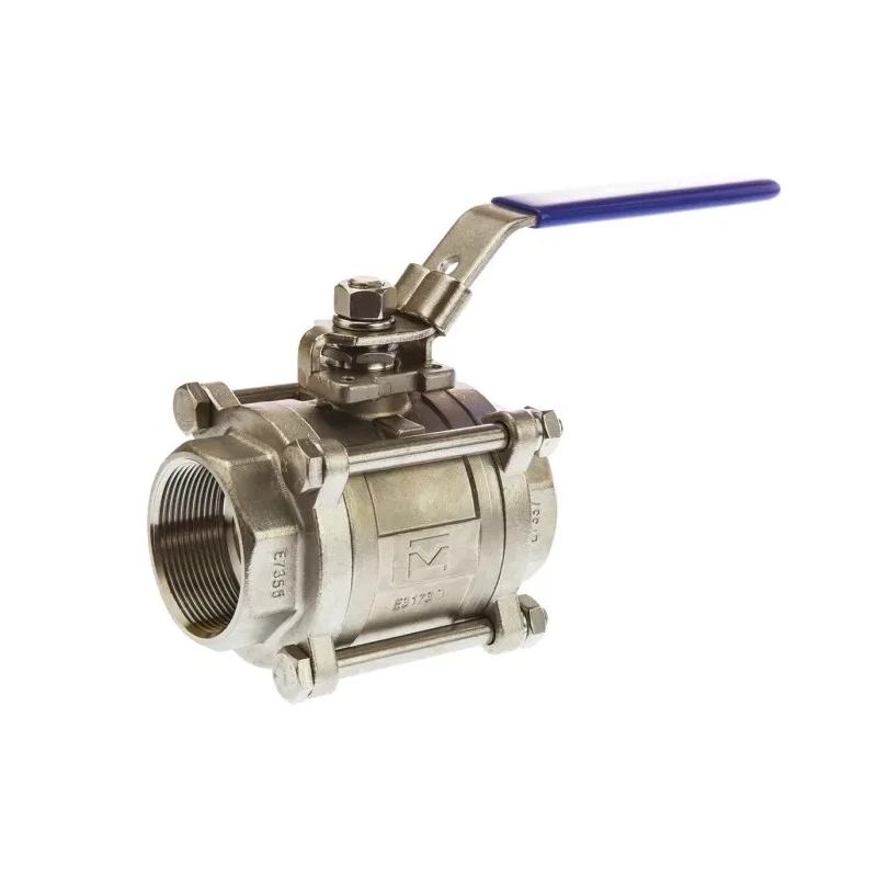RS PRO ASTM A351-CF8M Stainless Steel Threaded Full Port Ball Valve BSPP 2 in 69 bar A351-CF8M
