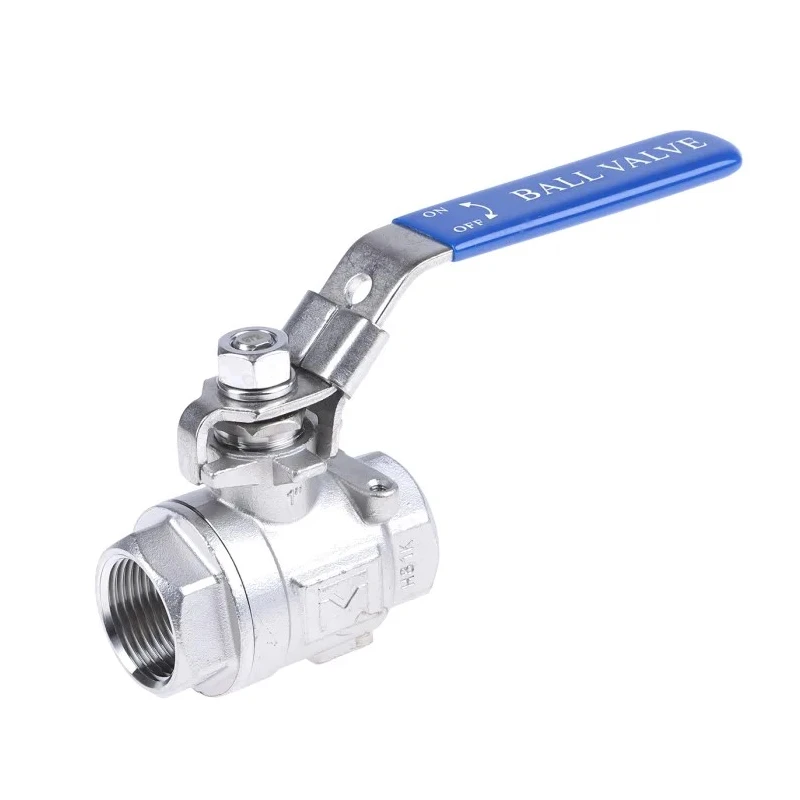 RS PRO Stainless Steel Threaded 2-Way Ball Valve BSPP 1 in, 69 bar Maximum Pressure A351-CF8M