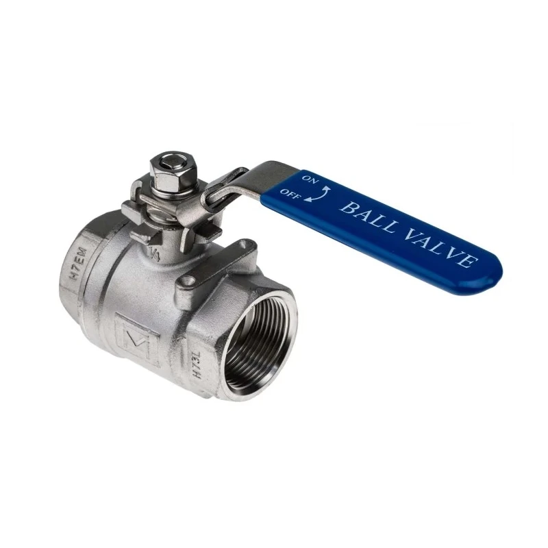RS PRO Stainless Steel Threaded Full Port Ball Valve 1-1/4 Inch BSPP 69 Bar A351-CF8M
