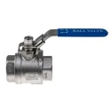 RS PRO Stainless Steel Threaded Full Port Ball Valve 1-1/4 Inch BSPP 69 Bar A351-CF8M