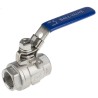 RS PRO Stainless Steel Threaded 2-Way Ball Valve BSPP 3/4 Inch 69 bar, ASTM A351-CF8M A351-CF8M