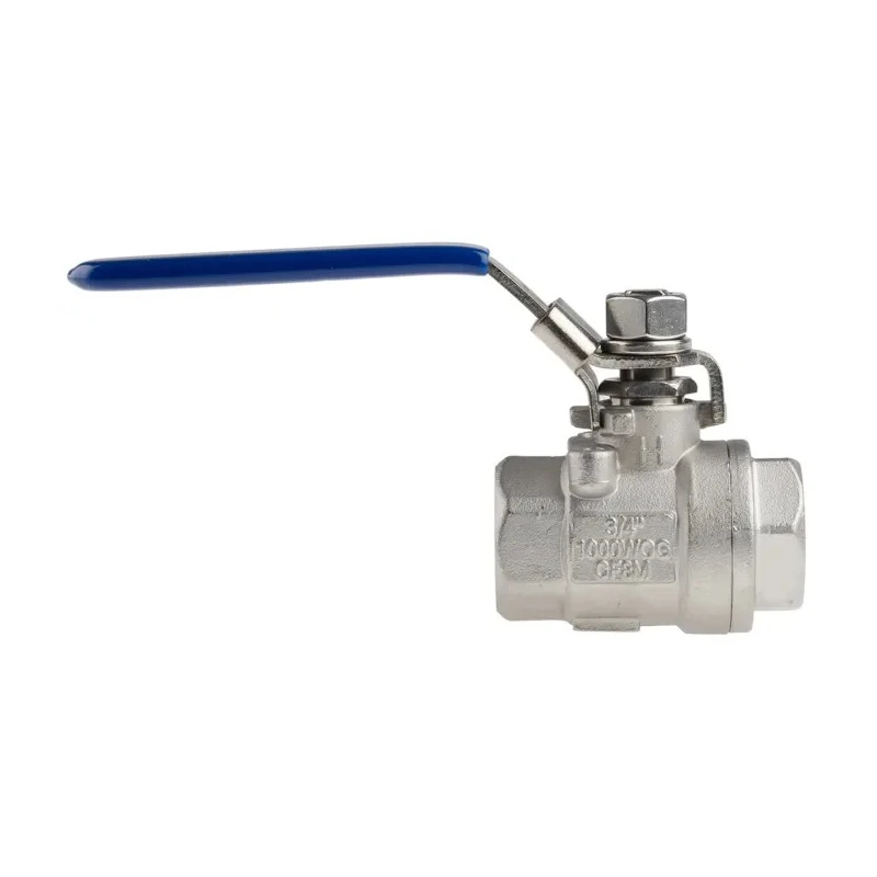 RS PRO Stainless Steel Threaded 2-Way Ball Valve BSPP 3/4 Inch 69 bar, ASTM A351-CF8M A351-CF8M