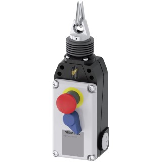 Siemens Rope Pull Switch 209 mm Straight Aluminium Alloy Housing 1 NO/3 NC IP67 3SE7141-1EG10