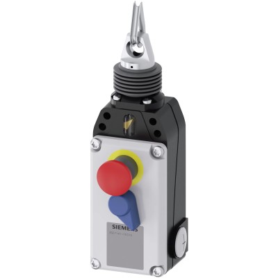 Siemens Rope Pull Switch 209 mm Straight Aluminium Alloy Housing 1 NO/3 NC IP67 3SE7141-1EG10