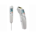 Testo Infrared and Penetration Thermometer Set , -30 °C to +210 °C, ±1.5°C Accuracy, Centigrade Scale, Distance to 0563 8315