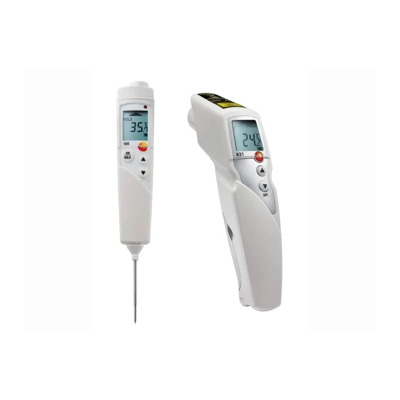 Testo Infrared and Penetration Thermometer Set , -30 °C to +210 °C, ±1.5°C Accuracy, Centigrade Scale, Distance to 0563 8315