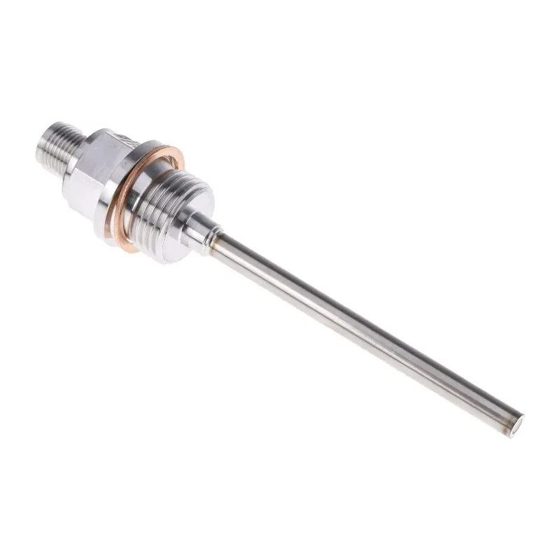 Jumo PT100 6 mm Diameter, 100 mm Long Temperature Sensor, 4 Wire, 200 °C max PT100