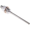 Jumo PT100 6 mm Diameter, 100 mm Long Temperature Sensor, 4 Wire, 200 °C max PT100
