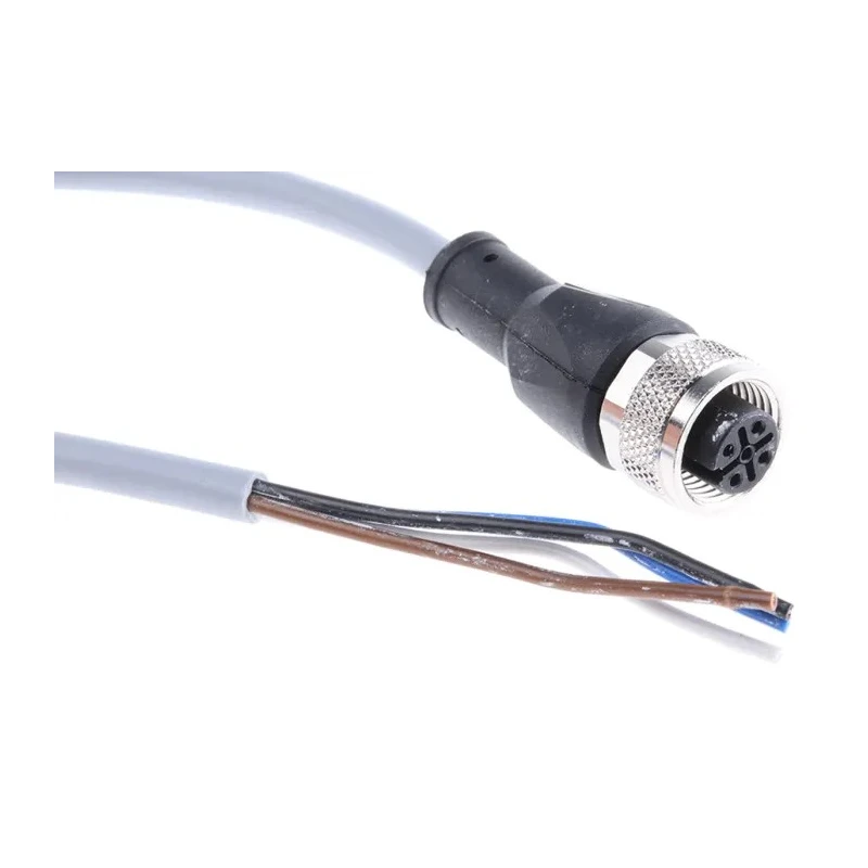 Jumo Sensor Actuator Cable Female 4-Way M12 to Free End 2 m 35V 909725/0001