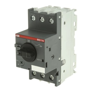 ABB Motor Protection Circuit Breaker MS116 Series 16A, 20 A Current Rating, 690V AC, 3 Poles, IP20 Protection MS116
