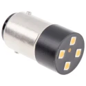 Marl LED Cluster Lamp Amber Cluster Shape BA15D 29.7mm Length BA15D