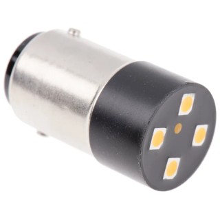 Marl LED Cluster Lamp Amber Cluster Shape BA15D 29.7mm Length BA15D