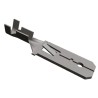 TE Connectivity Uninsulated Black Male Spade Connector Crimp 6.35 x 0.8 mm Tab Size 22 AWG to 17 293041-2