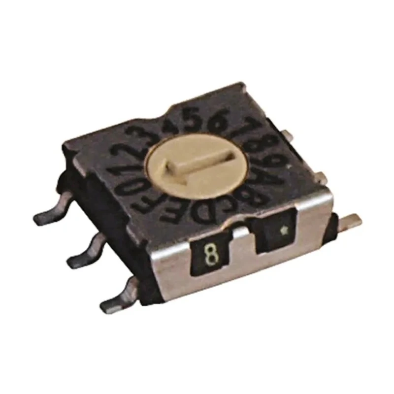 Hartmann Slotted spindle Rotary Coded DIP Switch Surface Mount Through Hole P25SMT106