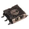 Hartmann Slotted Spindle Rotary Coded DIP Switch Surface Mount Through Hole P25SMT103