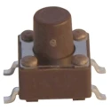 APEM Brown Tactile Switch Stem, 7 mm, SPST 50mA 12 V dc, Surface DTSM63NV