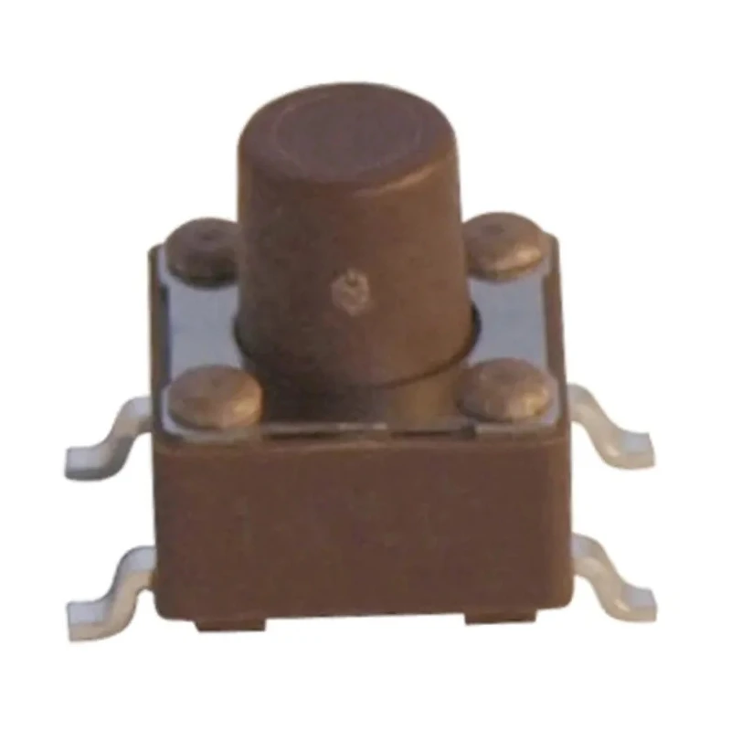 APEM Brown Tactile Switch Stem, 7 mm, SPST 50mA 12 V dc, Surface DTSM63NV