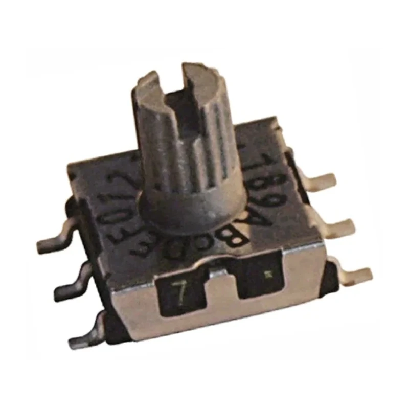 Hartmann Slotted Spindle Rotary Coded DIP Switch Surface Mount Through Hole P25SMT303