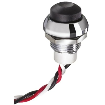 APEM IP67 Hall Effect Push Button Switch Linear Momentary Plunger Pre-Wired 4.5V-24V 5mA-50mA Operating Temp -40°C to 85°C 