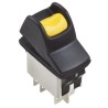 APEM DPST, On-On On-On Rocker Switch Panel, Panel Mount, Quick Connect Terminals, IP68 KL462AKXA125