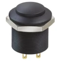 APEM FP Series Illuminated Push Button Switch, Off-On, Panel Mount, 24.2 mm Cutout, DPDT, 12 V dc FPAR3B1422XOX