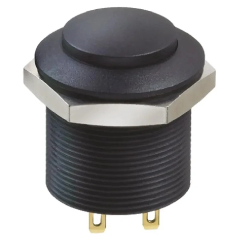 APEM FP Series Illuminated Push Button Switch, Off-On, Panel Mount, 24.2 mm Cutout, DPDT, 12 V dc FPAR3B1422XOX