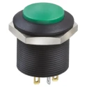 Apem FP Series Illuminated Push Button Switch, Isocyanic Acid Operation, Panel Mount, 24.2 mm Cutout, DPDT FPAR3D1432B1X