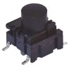 MEC IP67 Black Tactile Switch Cap SPST 50mA 24V dc Surface Mount IP67 Rated
