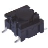 MEC IP67 Black Tactile Switch Cap SPST 50mA 24 V dc Surface Mount 3.5N Operating Force IP67 Sealed