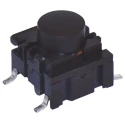 MEC IP67 Black Tactile Switch Cap SPST Momentary 50mA 24V dc Surface Mount 3.5N Operating Force IP67 Sealed 