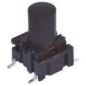 MEC IP67 Black Tactile Switch Cap SPST 50mA 24 V dc Surface Mount 10x10.1x15mm IP67 IP67