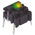 MEC IP67 Tactile Switch Cap, SPST 50mA 24 V dc Momentary Actuation Through Hole Mount IP67 Rated 3.2N Force 10000000 Cycles 
