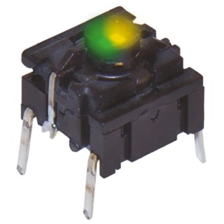 MEC IP67 Tactile Switch Cap, SPST 50mA 24 V dc Momentary Actuation Through Hole Mount IP67 Rated 3.2N Force 10000000 Cycles 