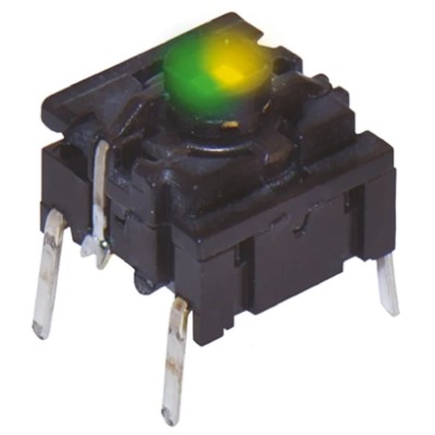 MEC IP67 Tactile Switch Cap, SPST 50mA 24 V dc Momentary Actuation Through Hole Mount IP67 Rated 3.2N Force 10000000 Cycles 