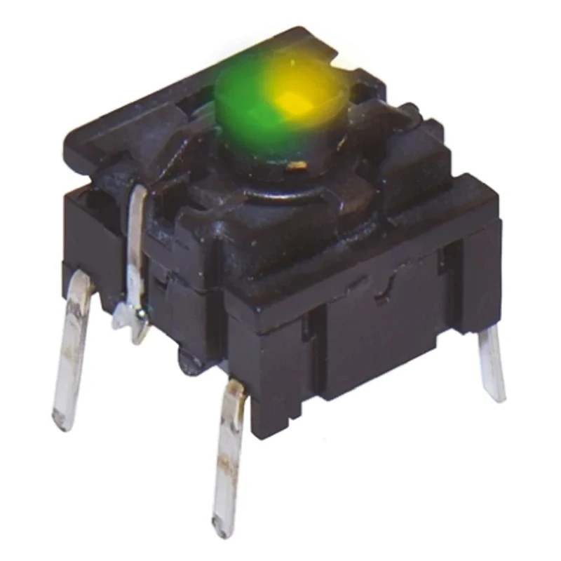 MEC IP67 Tactile Switch Cap, SPST 50mA 24 V dc Momentary Actuation Through Hole Mount IP67 Rated 3.2N Force 10000000 Cycles 