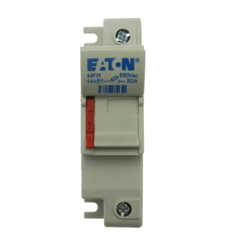 Eaton 50A Rail Mount Fuse Holder for A2 Size, 1 Pole, 690V AC CH141DIU